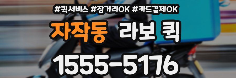 자작동 라보 퀵