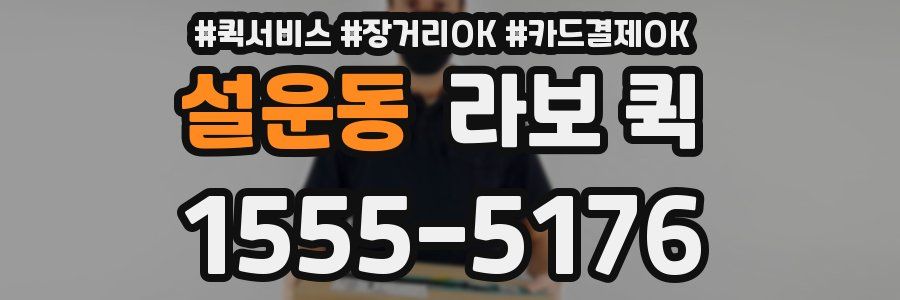 설운동 라보 퀵