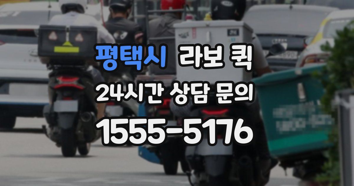 평택시 라보 퀵