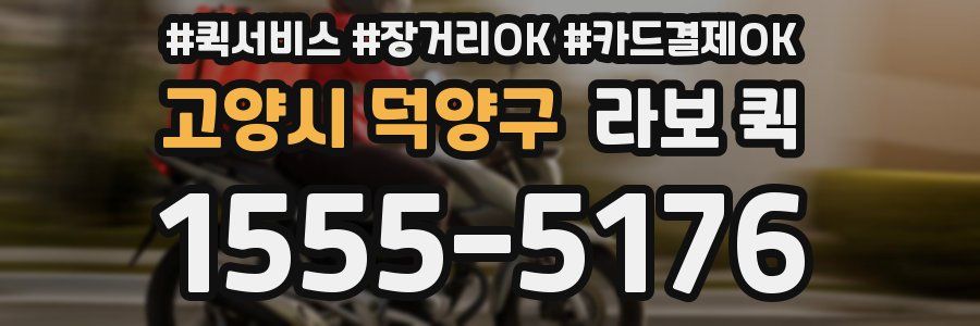고양시 덕양구 라보 퀵