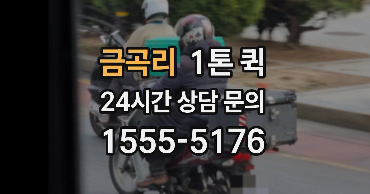 금곡리 1톤 퀵