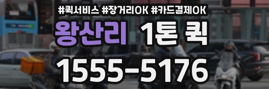 왕산리 1톤 퀵