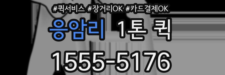 응암리 1톤 퀵
