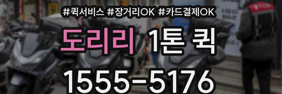 도리리 1톤 퀵