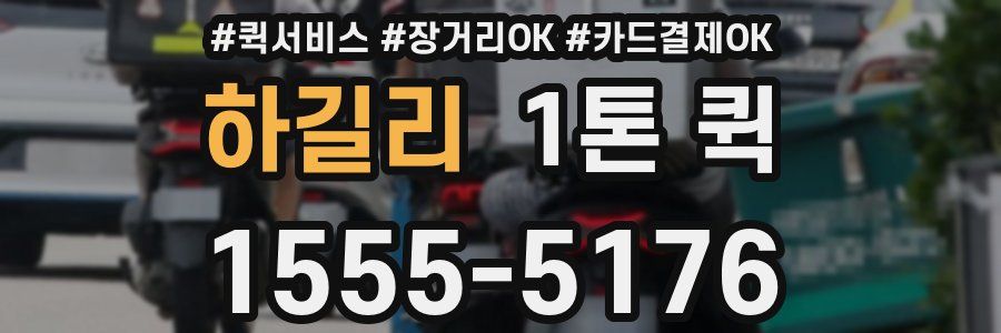 하길리 1톤 퀵