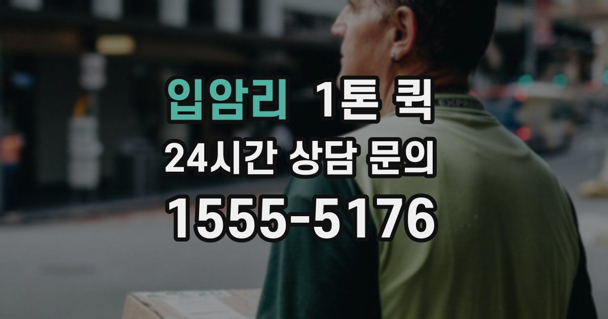입암리 1톤 퀵