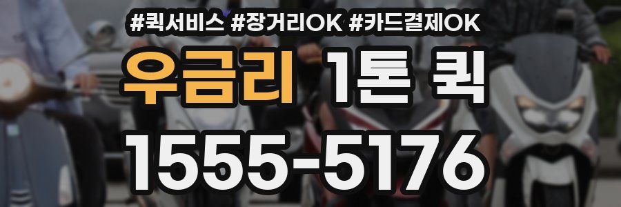 우금리 1톤 퀵
