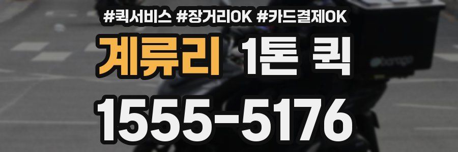 계류리 1톤 퀵