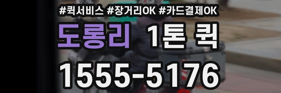 도롱리 1톤 퀵