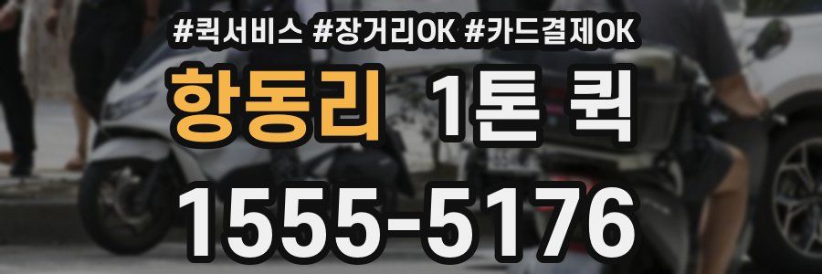 항동리 1톤 퀵