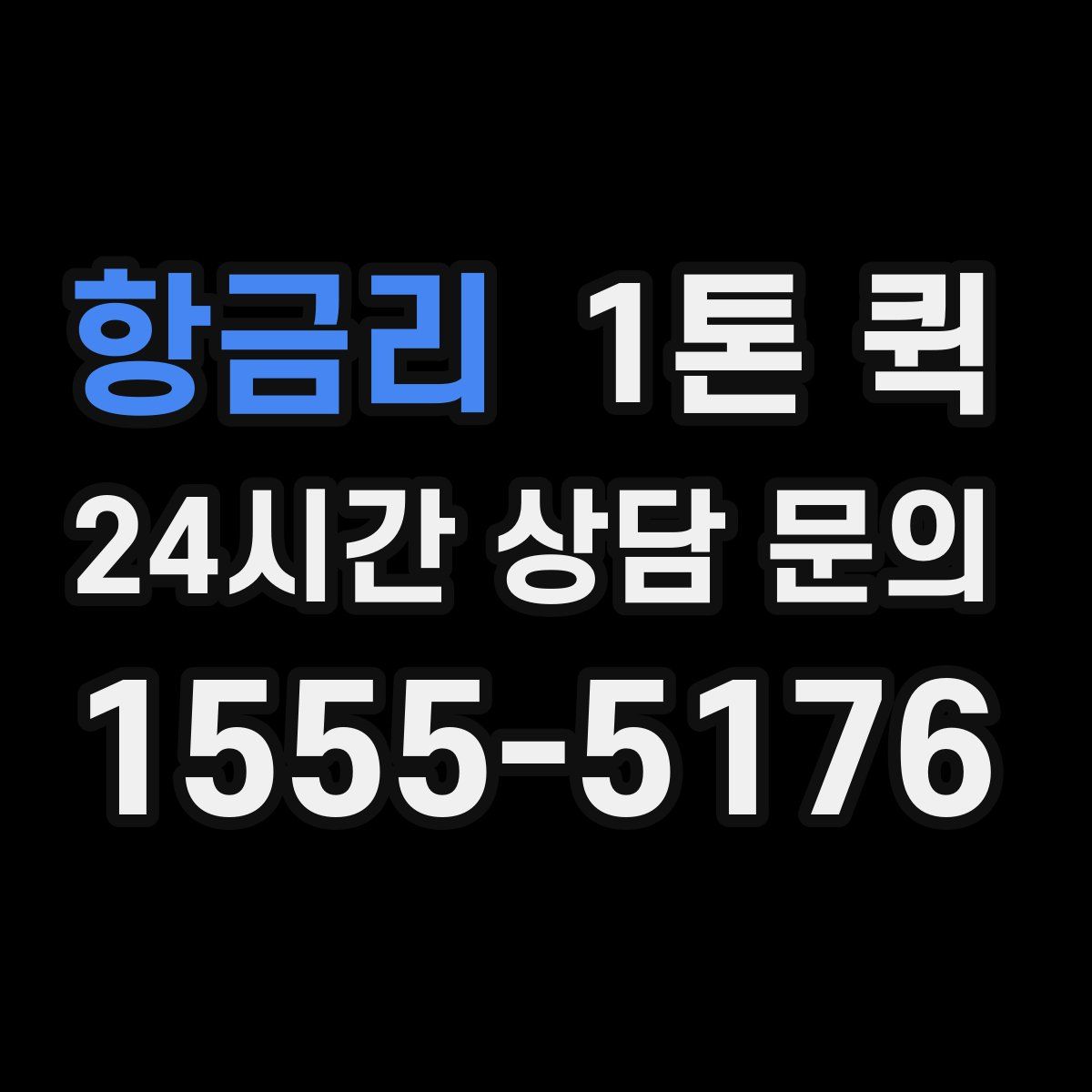 항금리 1톤 퀵