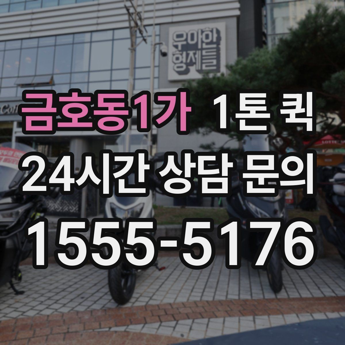 금호동1가 1톤 퀵 박스 수량이 많은 날 빠르게 이동하기