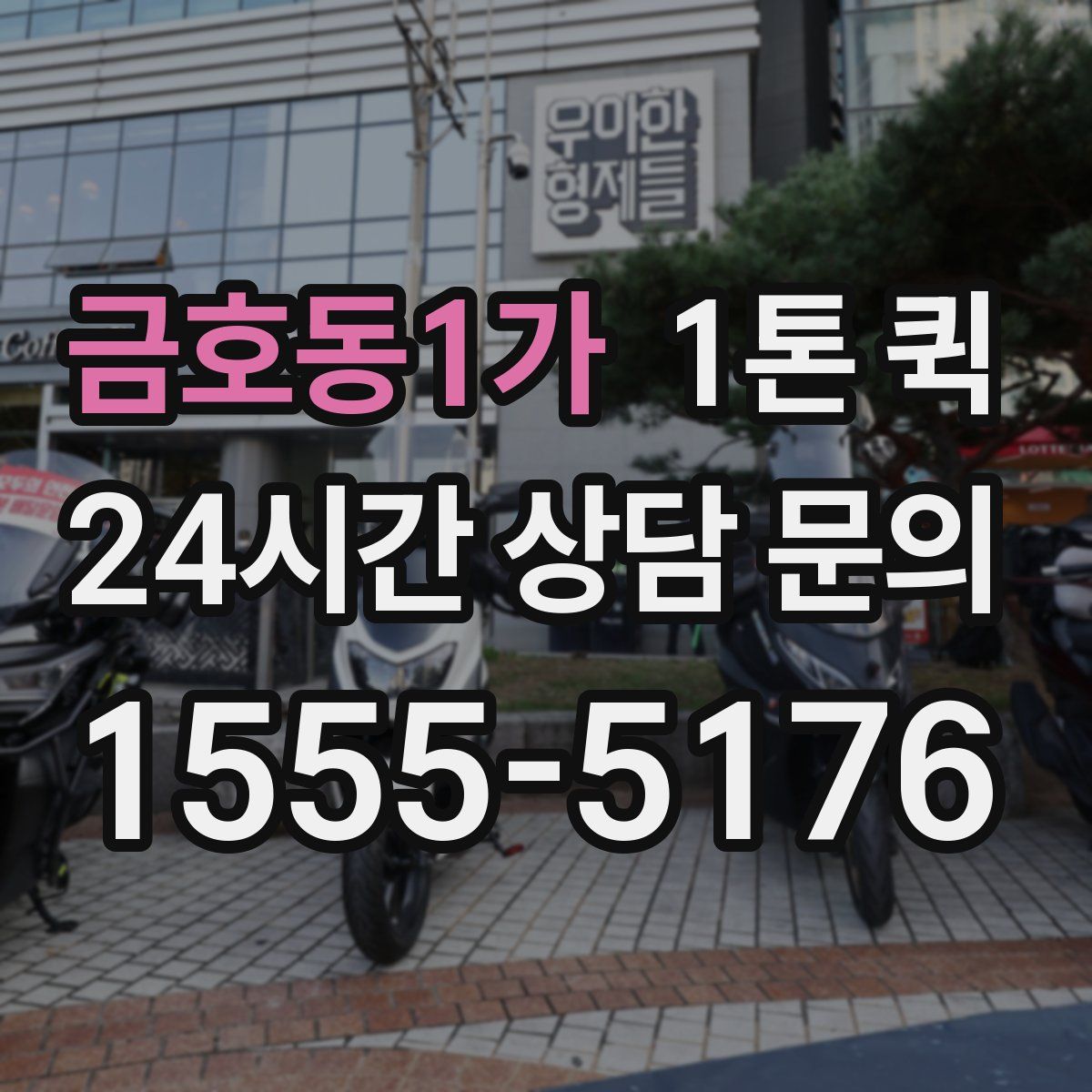 금호동1가 1톤 퀵