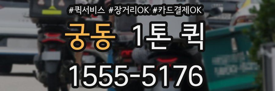 궁동 1톤 퀵