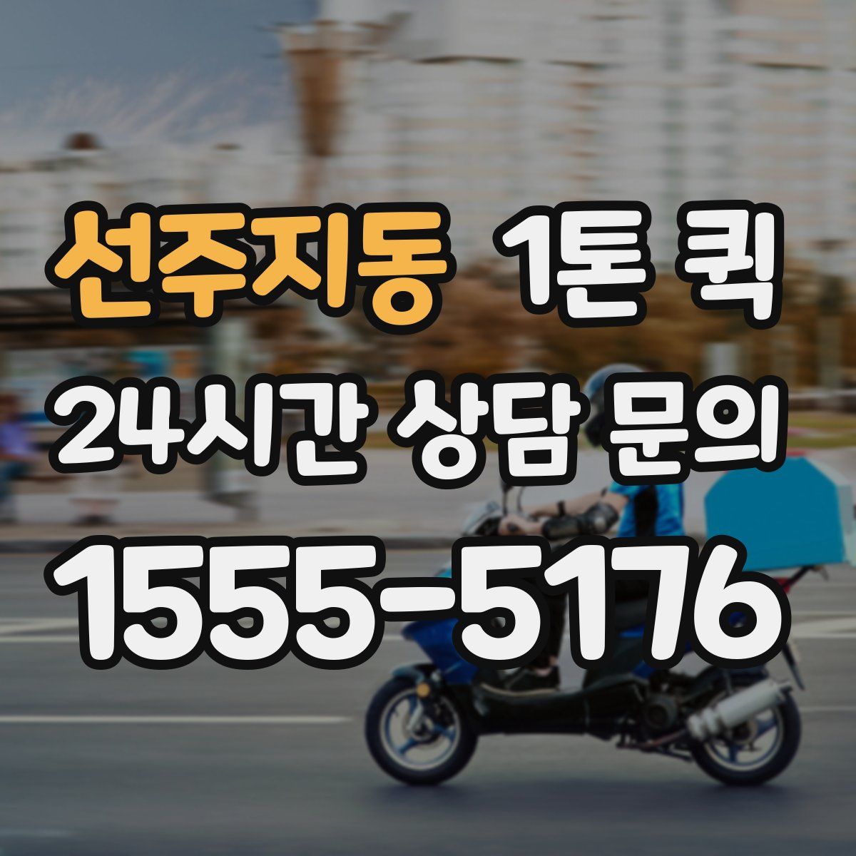 선주지동 1톤 퀵