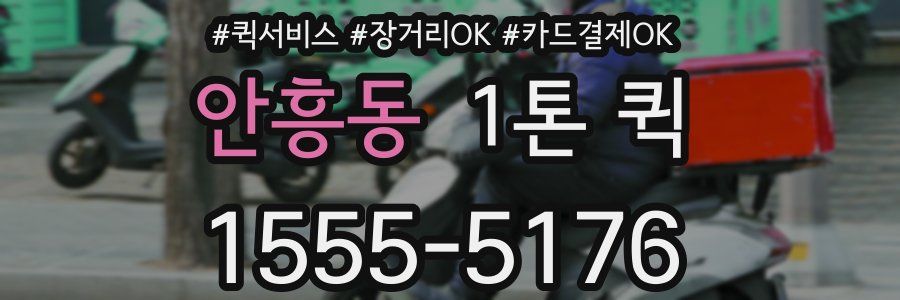안흥동 1톤 퀵