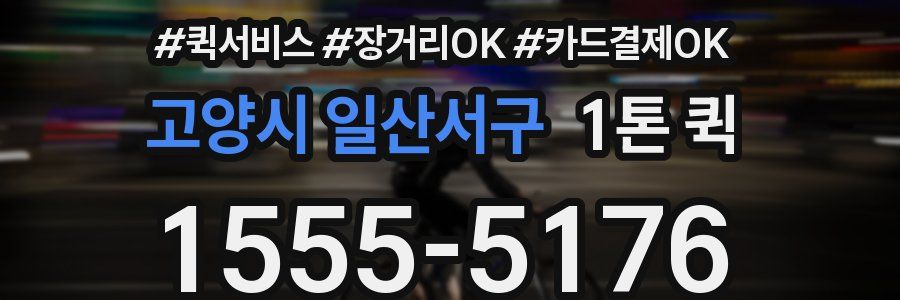 고양시 일산서구 1톤 퀵