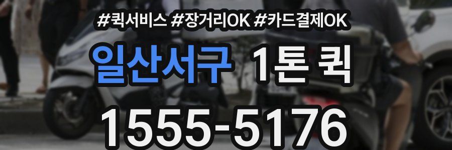 일산서구 1톤 퀵