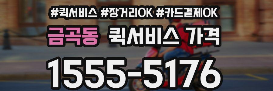 금곡동 퀵서비스 가격
