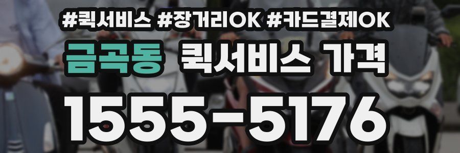 금곡동 퀵서비스 가격