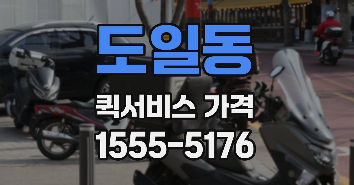 도일동 퀵서비스 가격