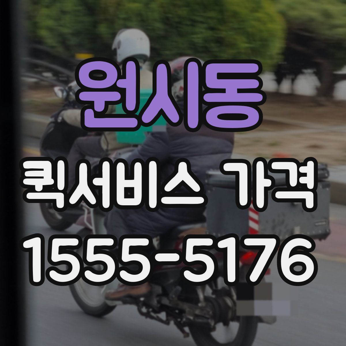 원시동 퀵서비스 가격