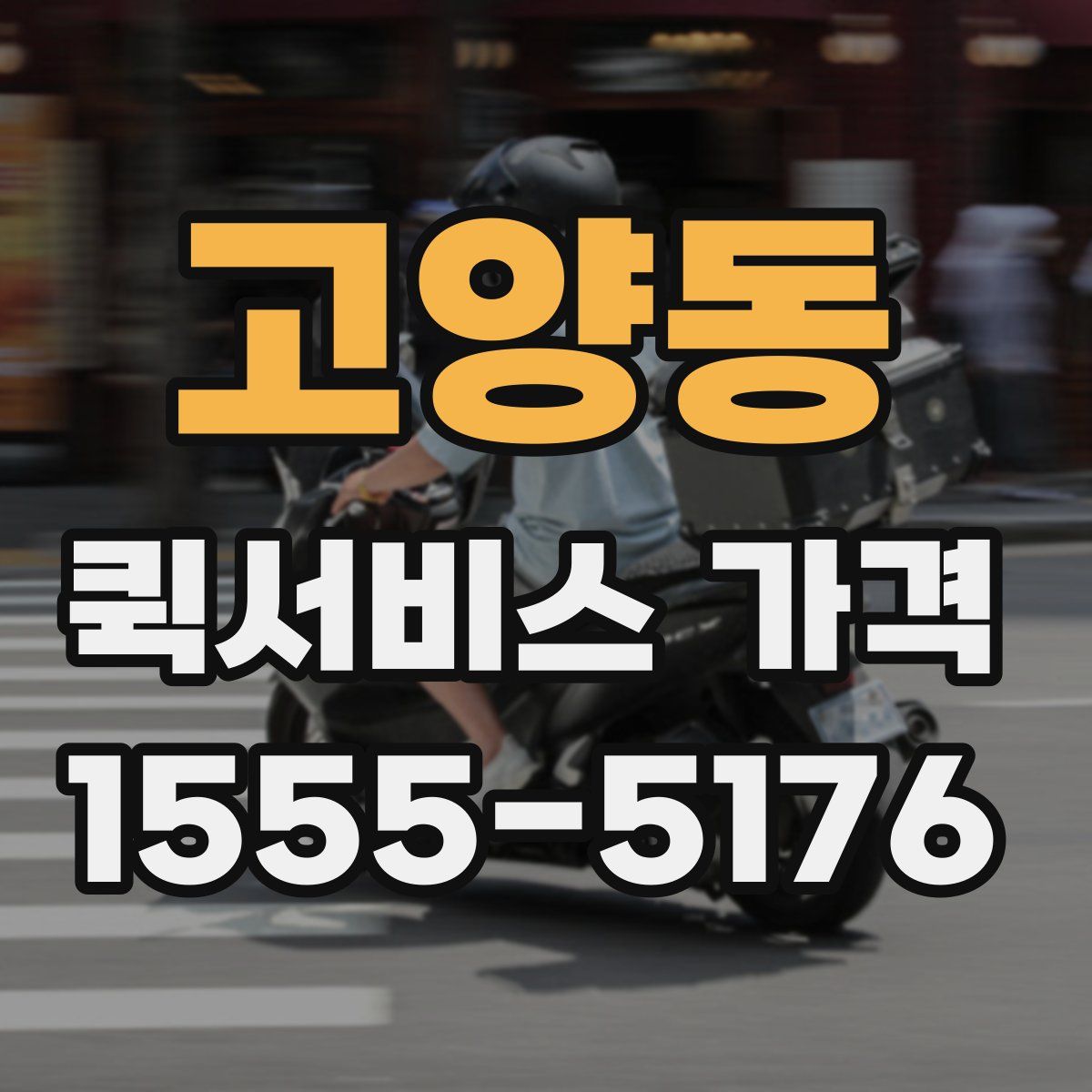 고양동 퀵서비스 가격