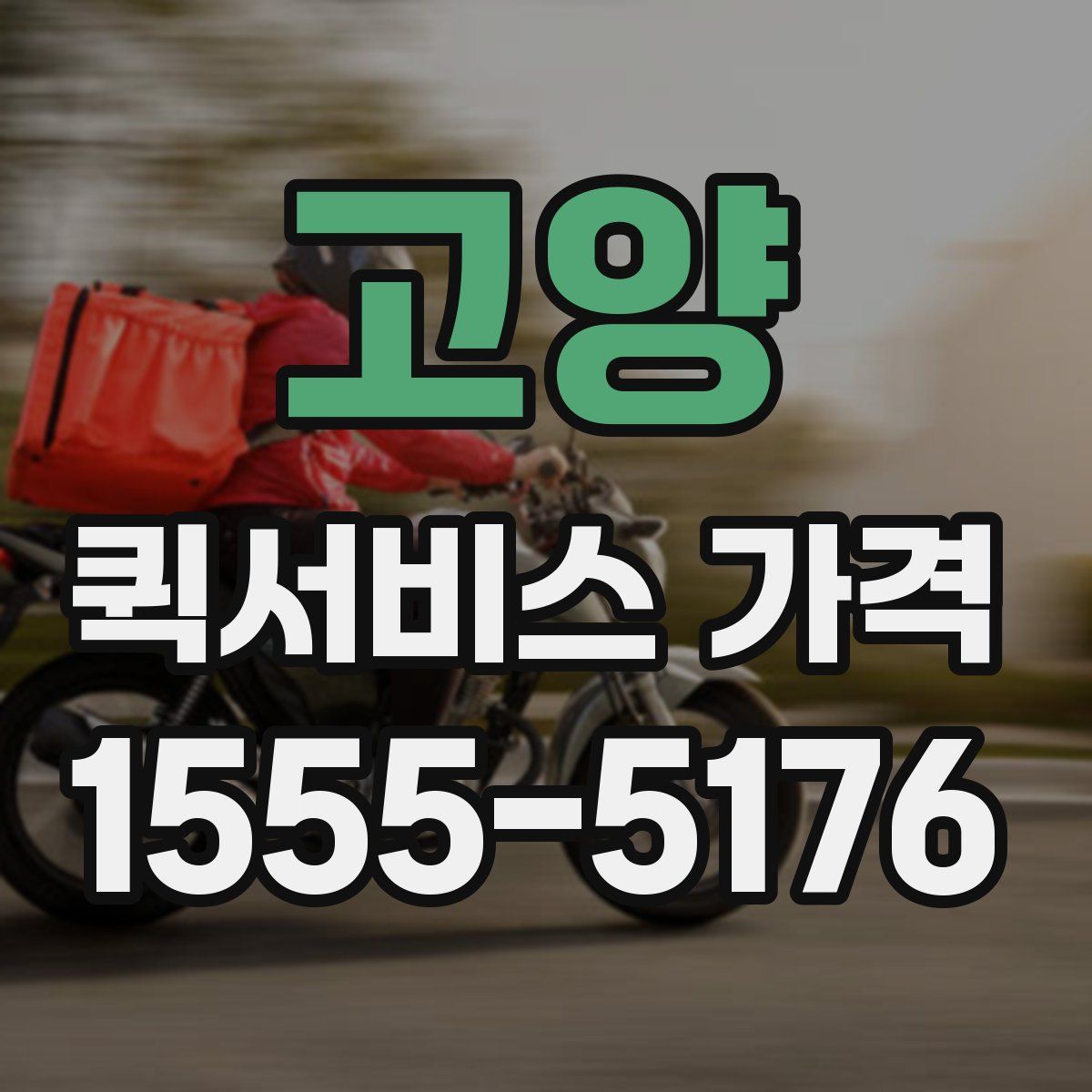 고양 퀵서비스 가격