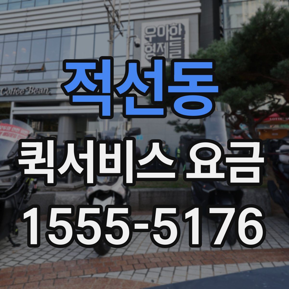 적선동 퀵서비스 요금