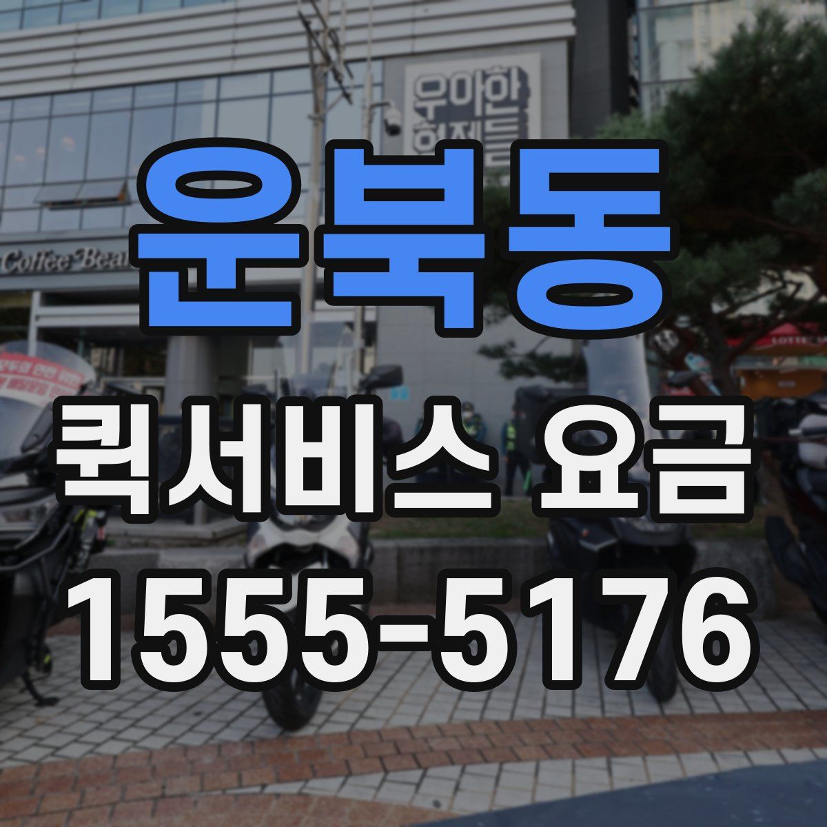 운북동 퀵서비스 요금