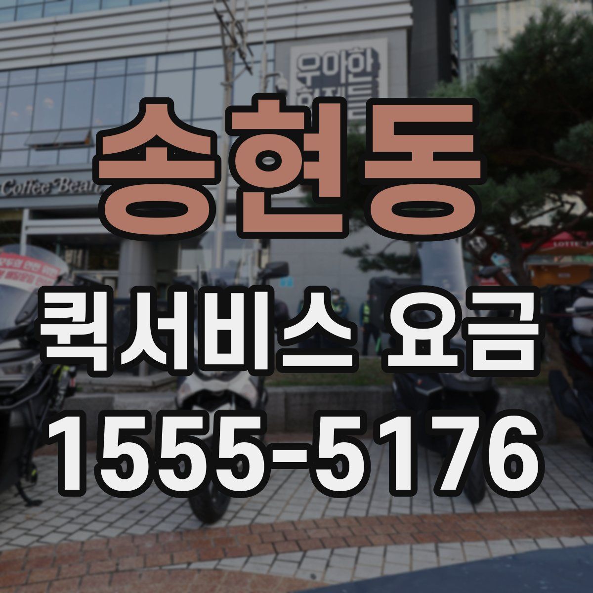 송현동 퀵서비스 요금