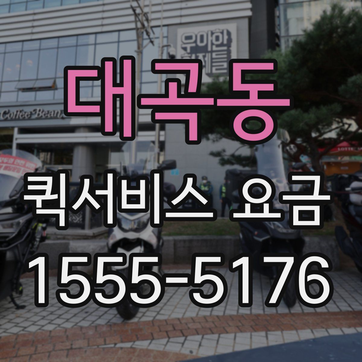 대곡동 퀵서비스 요금
