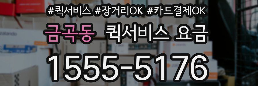 금곡동 퀵서비스 요금