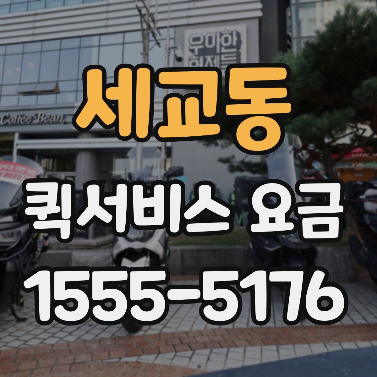 세교동 퀵서비스 요금