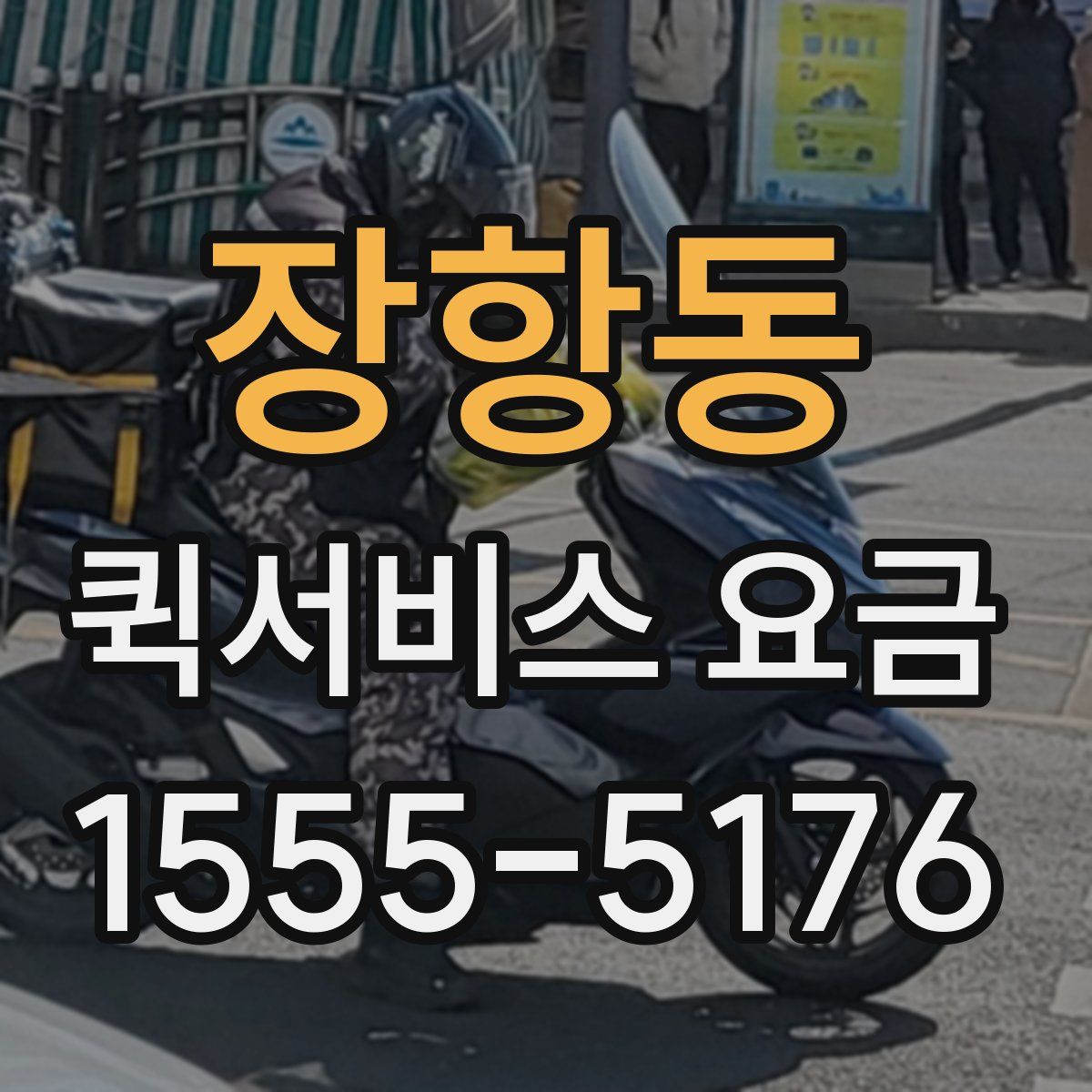 장항동 퀵서비스 요금