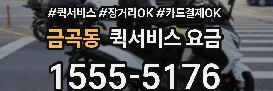 금곡동 퀵서비스 요금