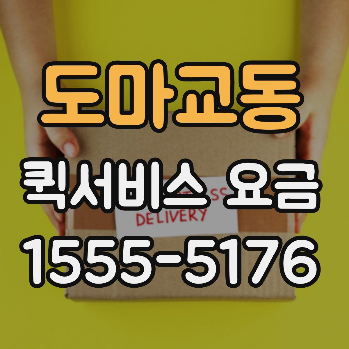 도마교동 퀵서비스 요금