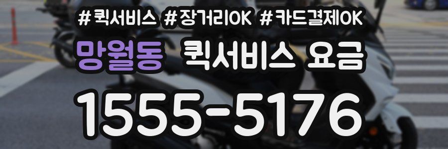 망월동 퀵서비스 요금