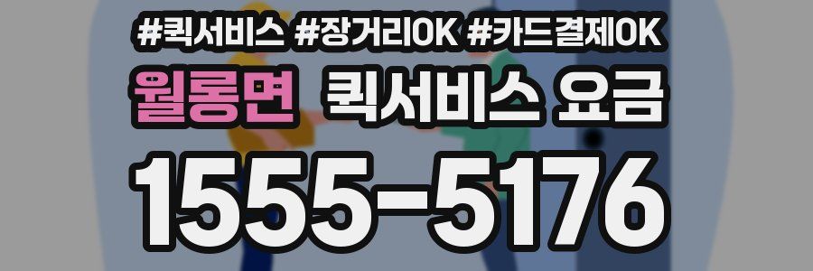 월롱면 퀵서비스 요금
