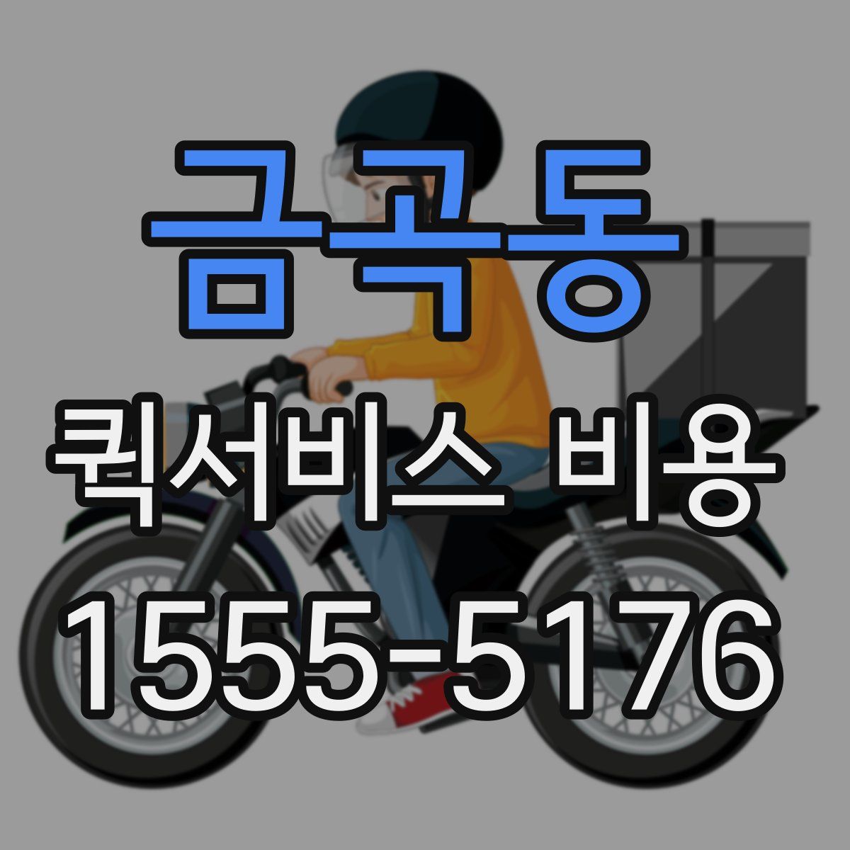 금곡동 퀵서비스 비용