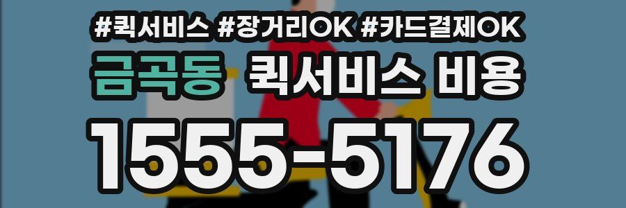 금곡동 퀵서비스 비용