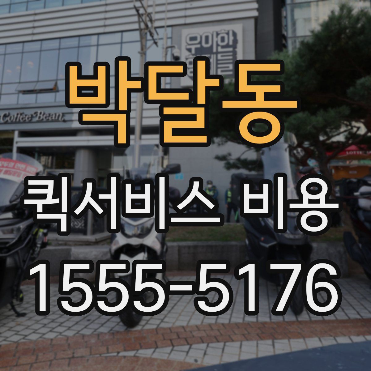 박달동 퀵서비스 비용