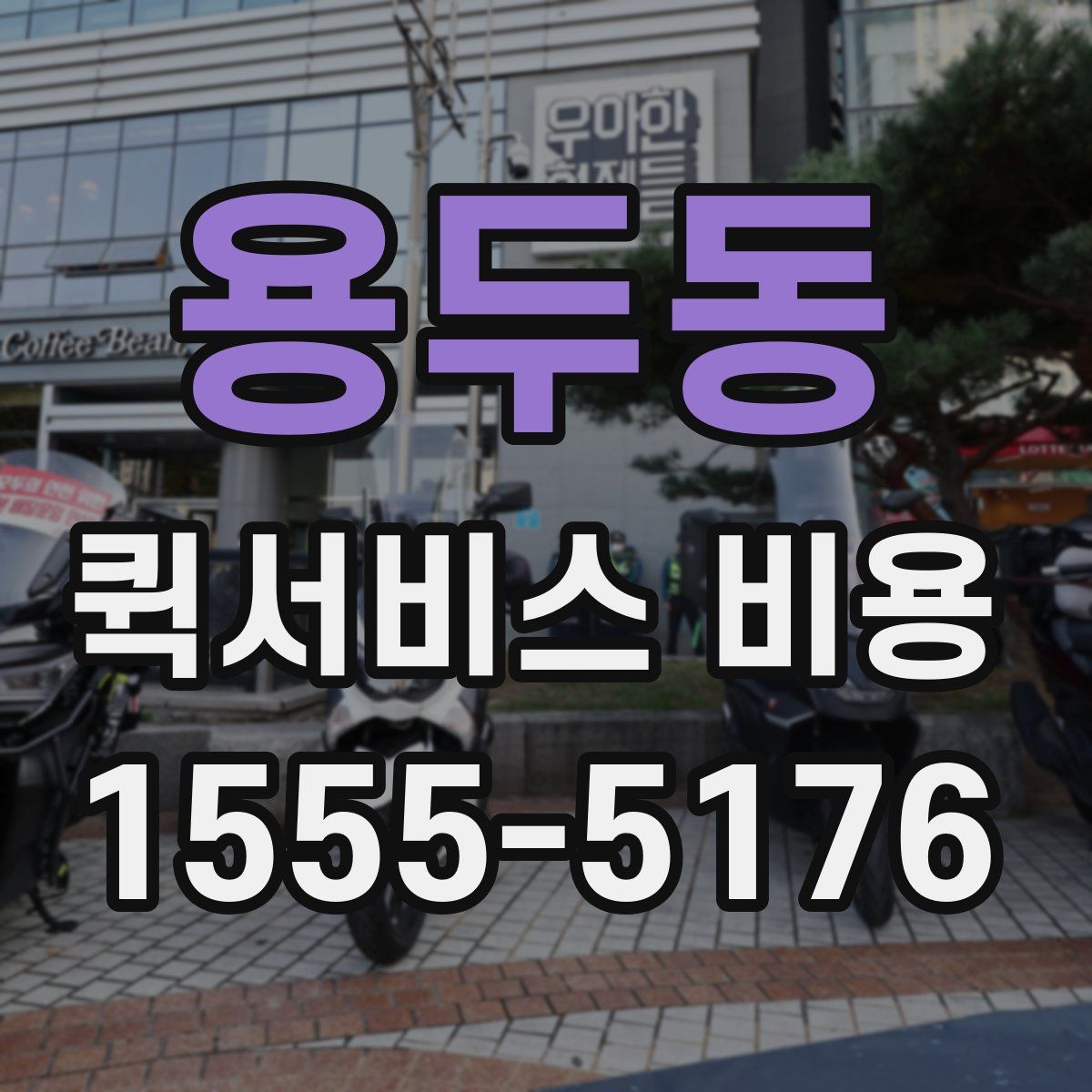 용두동 퀵서비스 비용