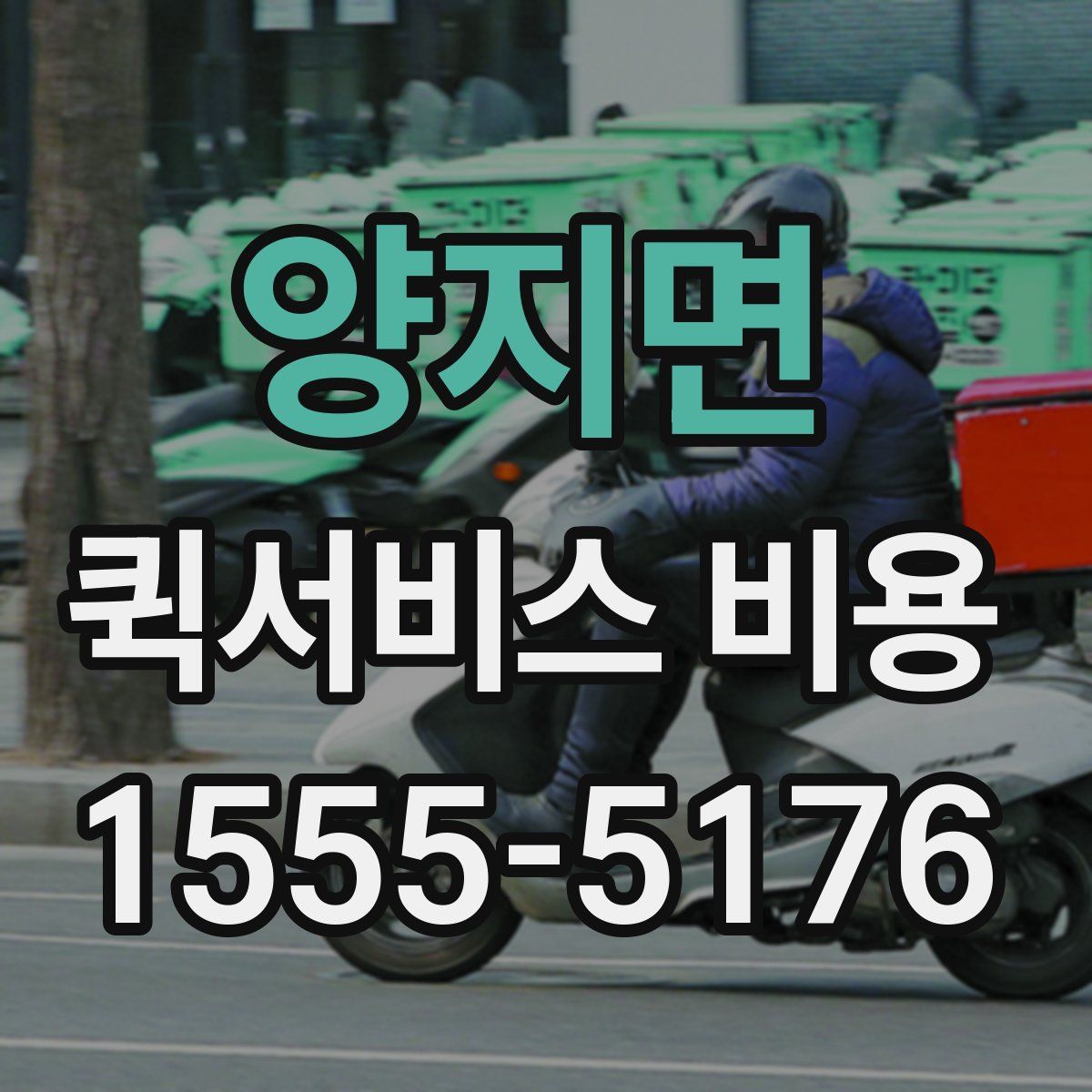 양지면 퀵서비스 비용