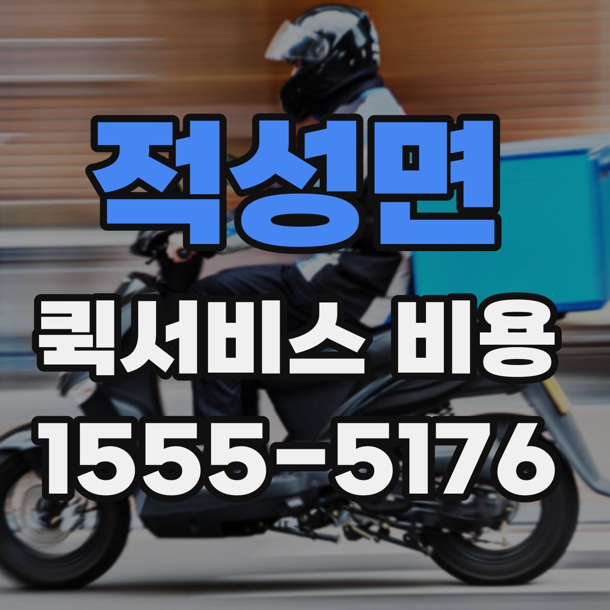 적성면 퀵서비스 비용