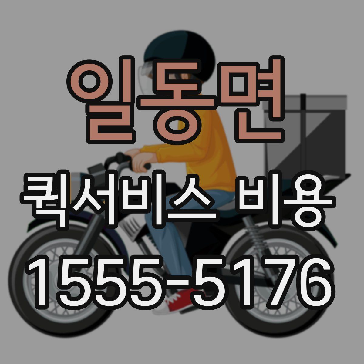 일동면 퀵서비스 비용