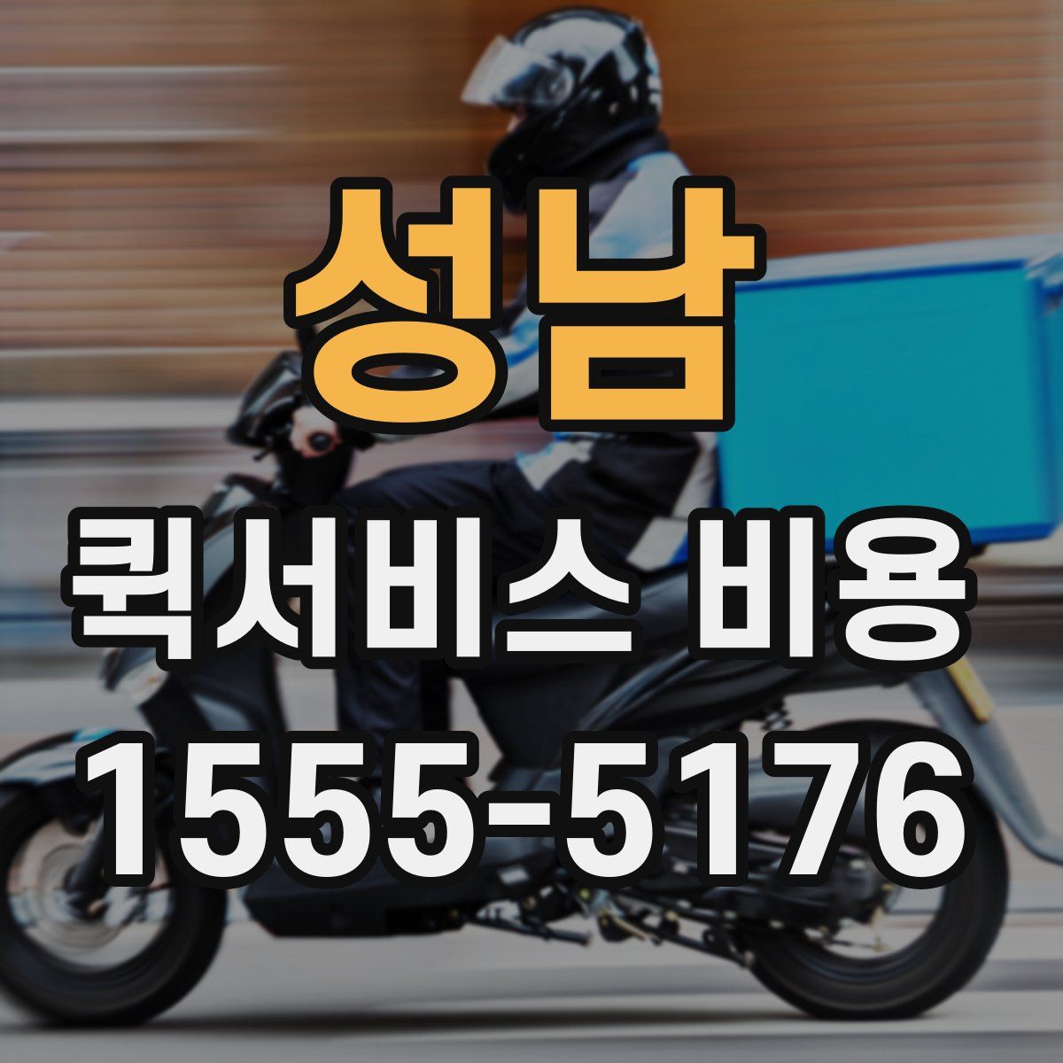 성남 퀵서비스 비용
