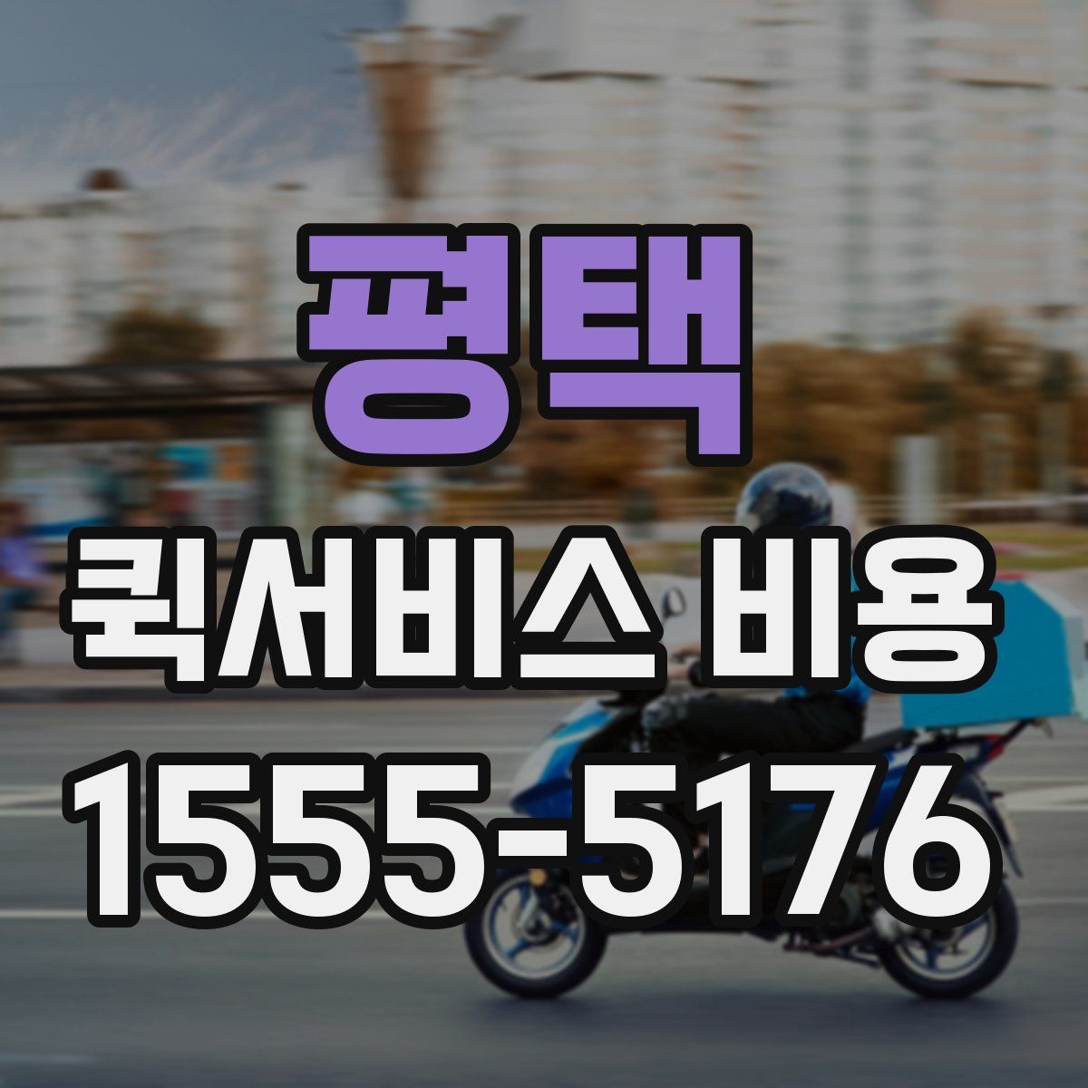 평택 퀵서비스 비용