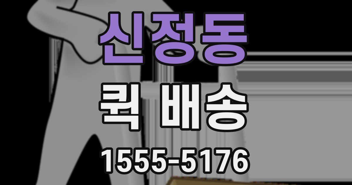 신정동 퀵 배송