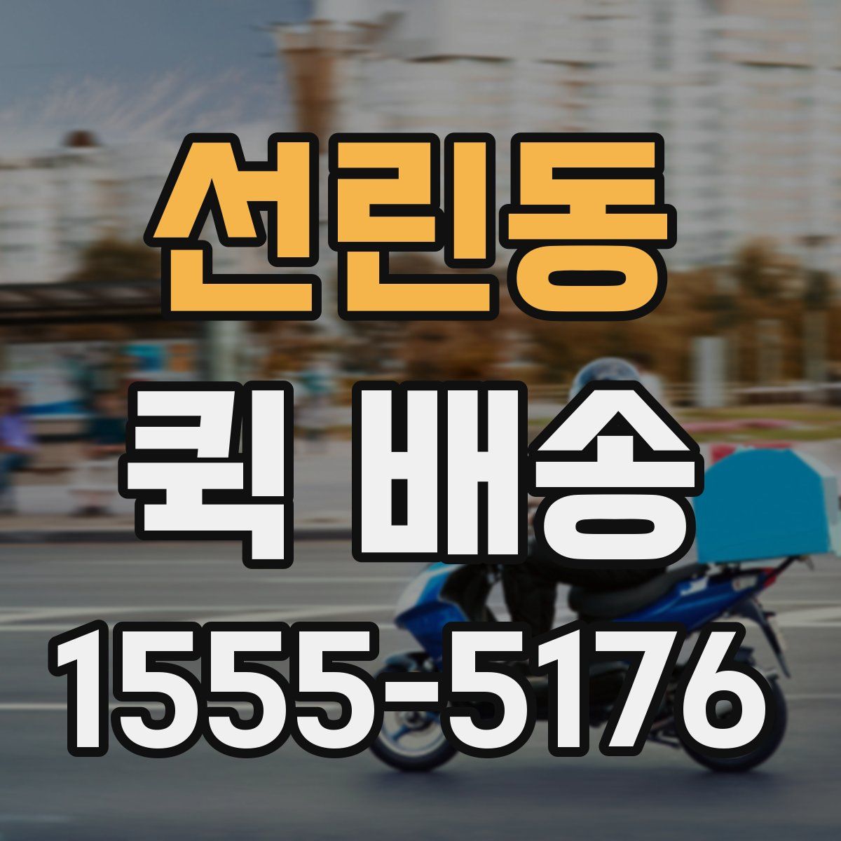 선린동 퀵 배송